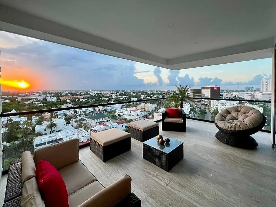아파트 Arkana Sunset Lux Condo 칸쿤 멕시코